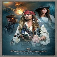 Diesne Pirati s Kariba: na čudnim plimama-Grupni zidni plakat, 14.725 22.375
