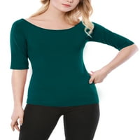 Jedinstvene ponude ženske majice Slim Fit pulover Scoop Scoop Sweep Majica