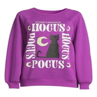 Disney Hocus Pocus Juniors 'Icons Pulover Fleece Twishebin, veličina XS-XXXL