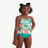 Justice Girls Cvjetni kupaći kostim, veličine 5-18