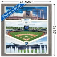 Kansas City Royals - Zidni plakat stadiona Kauffman, 14.725 22.375