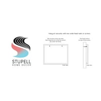 Stupell Industries Učenje abeceda Divlje životinje Grafička umjetnost siva uokvirena umjetnička tiskana zidna umjetnost, dizajn Carla