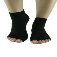 Crne čarape za hvatanje nožnih prstiju