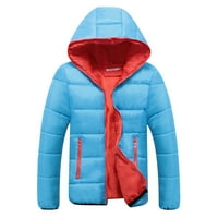 Muška jesen / zima topla donja jakna s patentnim zatvaračem, lagani kaput u plavom pakiranju
