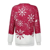 Modni Božićni džemperi za žene, smiješni vrhovi snjegovića i snježne pahulje, ovo je moja majica za gledanje božićnih filmova