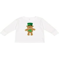 Originalni poklon irskog medvjedića od djeteline za Dan svetog Patrika za dječaka ili djevojčicu majica dugih rukava