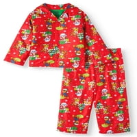 Paw Patrol božićni odmor mališani mališani kaput u stilu pidžama, set