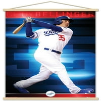 Los Angeles Dodgers - Plakat Cody Bellinger Wall s drvenim magnetskim okvirom, 22.375 34