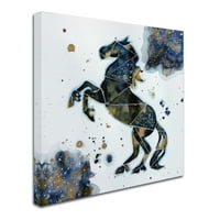 Likovna umjetnost s potpisom Galaktički konj na platnu Lauren Moss