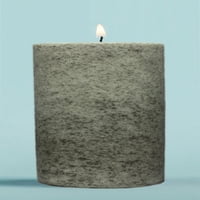 Osnovnice mirisne svijeće s pečastom stupom, siva, ugodna udobnost