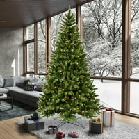 Umjetno božićno drvce od 9 ' 64 inča, Prozirni vijenci od dura mater