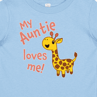 Preslatka majica moja tetka me voli sa slatkom žirafom kao poklon za dječaka ili djevojčicu