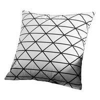Jastučnica super mekana jastučnica s geometrijskim printom otporna na blijeđenje skrivena jastučnica s patentnim zatvaračem otporna