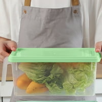 Veliki hladnjak s plastičnim prozirnim poklopcem za sortiranje voća i povrća kutija za skladištenje hrane pravokutni organizator