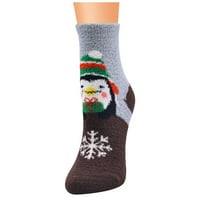 tople čarape, neklizajuće izolirane čarape s likovima iz crtića, čarape za papuče, ženske papuče za spavanje, božićne čarape