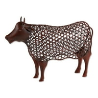 Skulptura krave od žičane mreže
