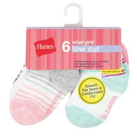 Čarape s dubokim izrezom za djevojčice u pakiranjima veličine 6m-5t