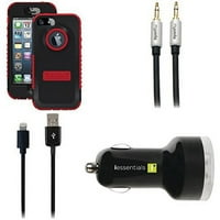 Trident futrola za Apple iPhone s IISENTINES -om Lightning kabel, punjač i audio kabel