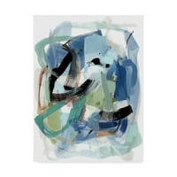 Zaštitni znak likovna umjetnost 'Blue Fall I' Canvas Art by Christina Long