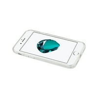 IPhone 7 8 SI SHINE Glitter Shimmer Stripe Hybrid Cathe In Silver za upotrebu s Apple iPhoneom 7 8 SE 3-Pack