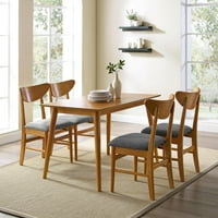 Blagovaonski set - stol, drvene stolice