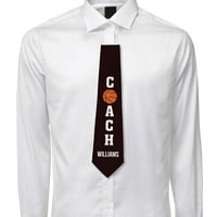Košarkaški trener personalizirani muški kravata