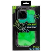 Premier pijesak vibracije sjaj u tamnom tekućem pijesku iPhone pro zeleno žuto