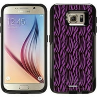 Tiger Stripes Purple Design na kućištu Serisa za šume za Samsung Galaxy S6