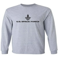 Majica s logotipom američkih svemirskih snaga s dugim rukavima za odrasle