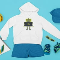 Hoodie s kvadratnim robotom za juniore-slika od About, About