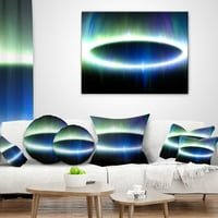 Dizajnerski veliki plavi ovalni fraktalni svjetlosni jastuk-apstrakcija-18.18