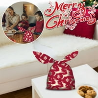 & božićna vrećica za pakiranje slatkiša slatka vrećica za zečje uši poklon vrećica za desert nugat Kućni dekor
