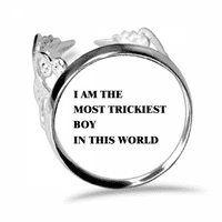 Ja sam najlukaviji dječak, prsten je podesiv po veličini, ljubav, vjenčanje, zaruke