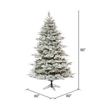 Umjetno božićno drvce od jata od 7,5 '60, Mini svjetiljke u toploj bijeloj boji