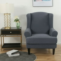 Navlaka za stolicu za ljuljanje 2-dijelni rastezljivi žakard navlake za naslonjače s naslonom od tkanine, uklonjivi namještaj za