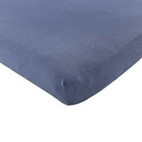 Pamučna posteljina za dječji krevetić za dječake, tamnoplava boja, Jedna veličina