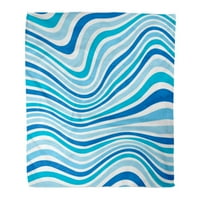 Karirana linija valoviti prugasti uzorak s plavim valovima dizajn za vaše letke s brošurama optička apstrakcija Ocean Topla Flanel