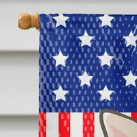 2181 Bog blagoslovio američku zastavu s zastavom Chihuahua platno za kuću velike veličine, višebojno
