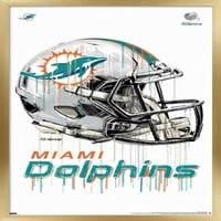 Miami Dolphins - plakat na zidu s kapaljkom, 14.725 22.375