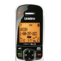 Uniden D DECT 6. Proširivi bežični telefon s digitalnom telefonskom sekretaricom
