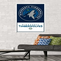 Minnesota Timbervulves - plakat s logotipom na zidu, 22.375 34