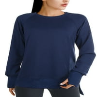 Ženske ležerne dukserice dugih rukava pulover pulover vrhovi ležerne majice za žene