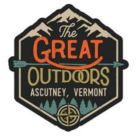 Ascatni, Vermont, dizajn number vinilna naljepnica-prijenosna slika