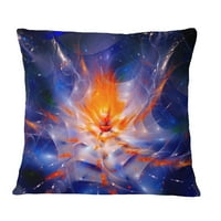 Dizajnerski šareni svjetleći svemirski cvjetni fraktalni Cvjetni jastuk - 16.16