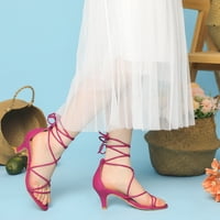 Jedinstveni prijedlozi ženske sandale Na vezanje s naramenicama na petu mačića