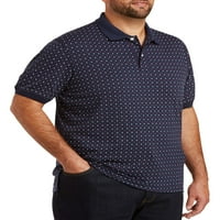 Muška polo majica od dresa a-Liste kratkih rukava s rebrastim ovratnikom