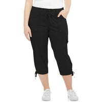 Ženske Capri teretne hlače veličine plus