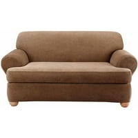 Presvlaka za kauč u obliku slova T s prugastim jastukom u obliku slova T