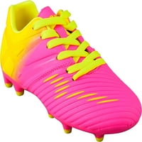 Nogometne cipele za dječake i djevojčice, ružičasto-žute - 11