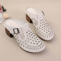 Ženske udobne sandale-Retro Bež Ležerne sandale veličine 7